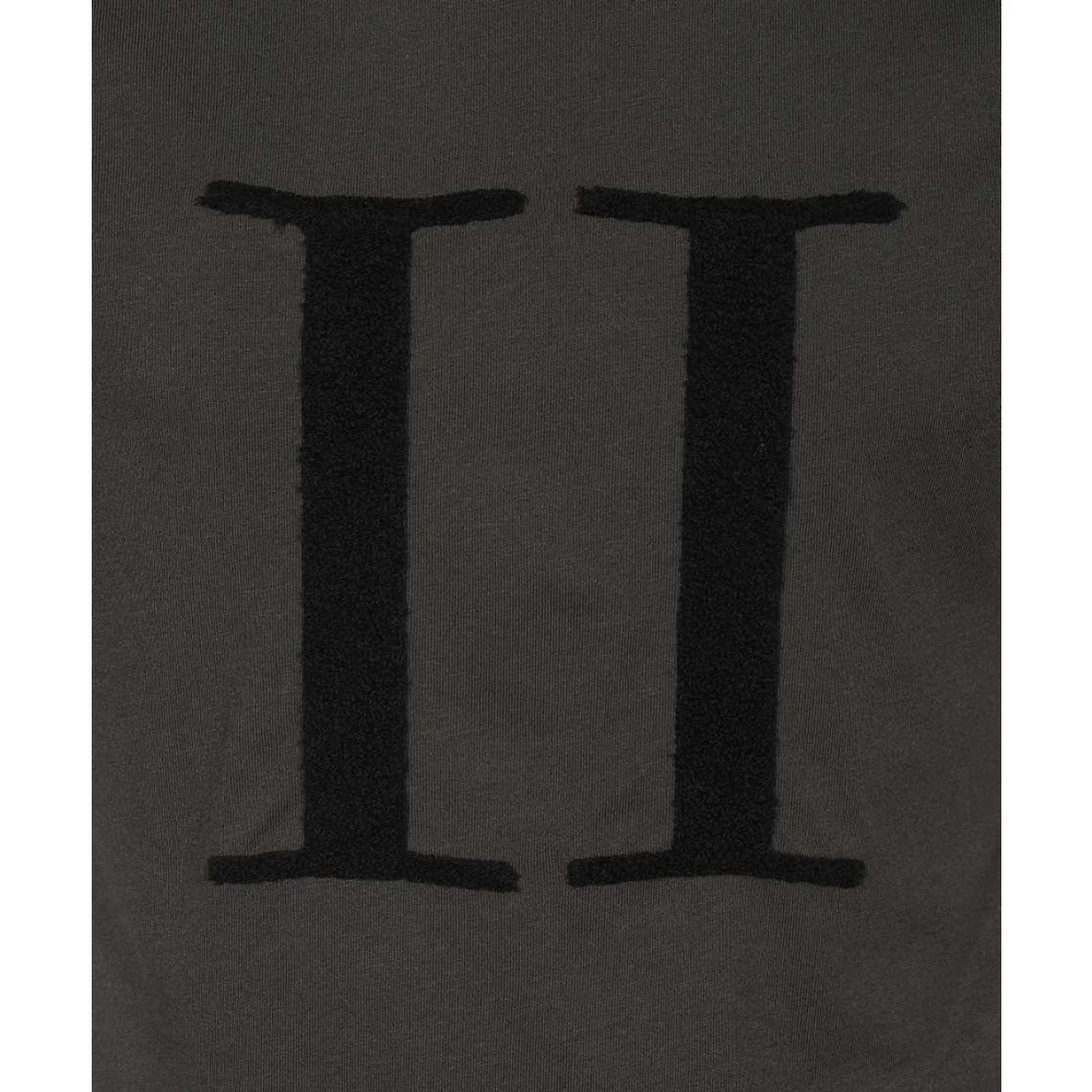 Les Deux Logo Geborduurd T-Shirt Brown Heren