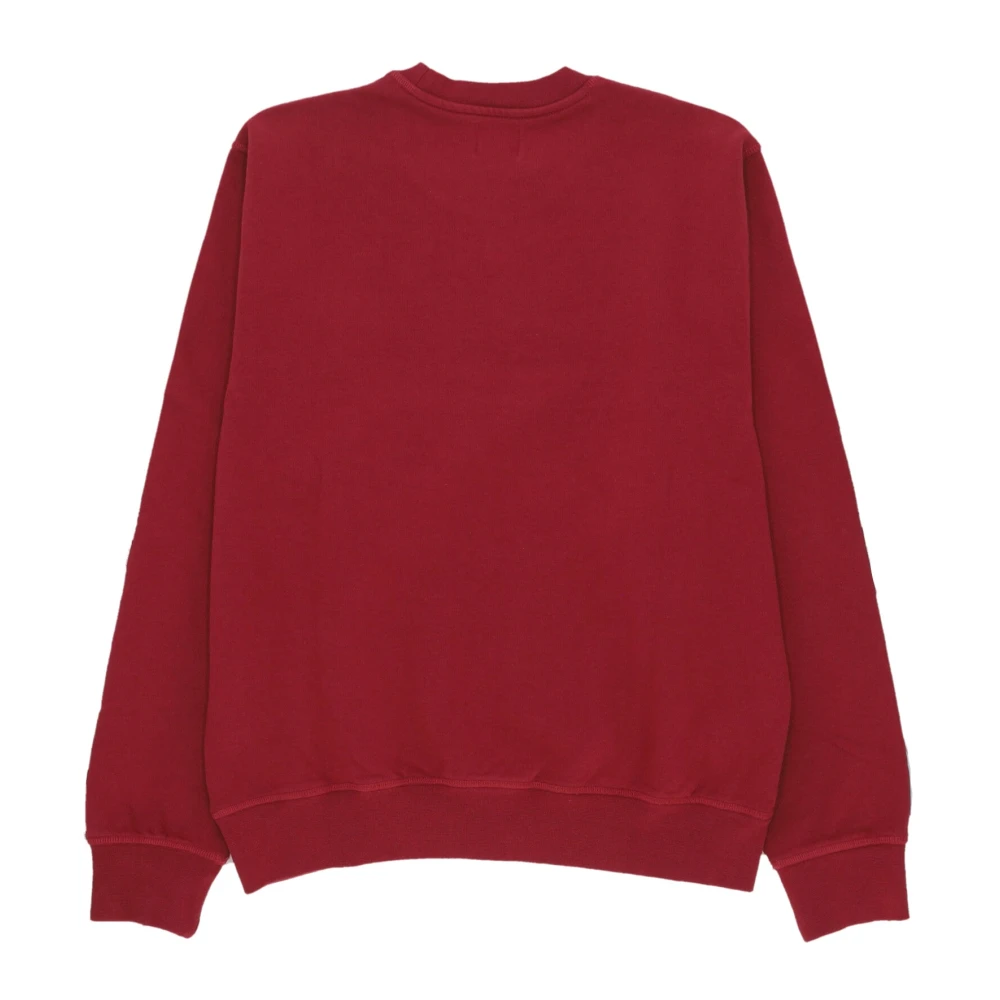 Arte Antwerp Hart Crewneck Lichtgewicht Sweatshirt Bordeaux Red Heren