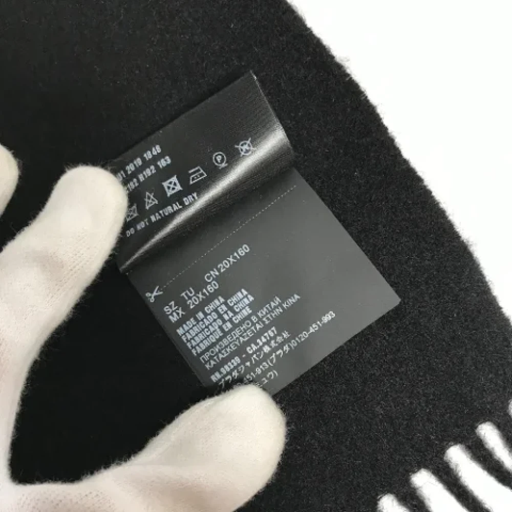 Prada Vintage Pre-owned Fabric scarves Black Dames
