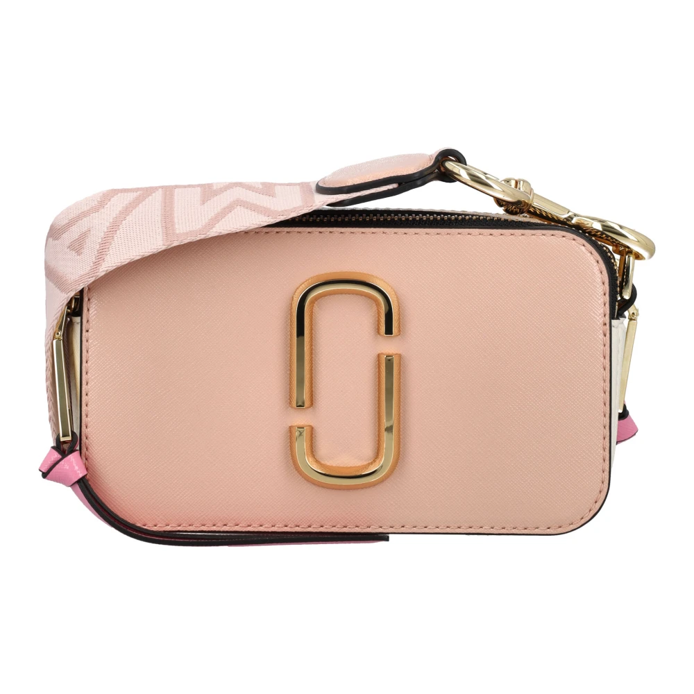 Marc Jacobs Ros Multi Handväska The Snapshot Stil Pink, Dam