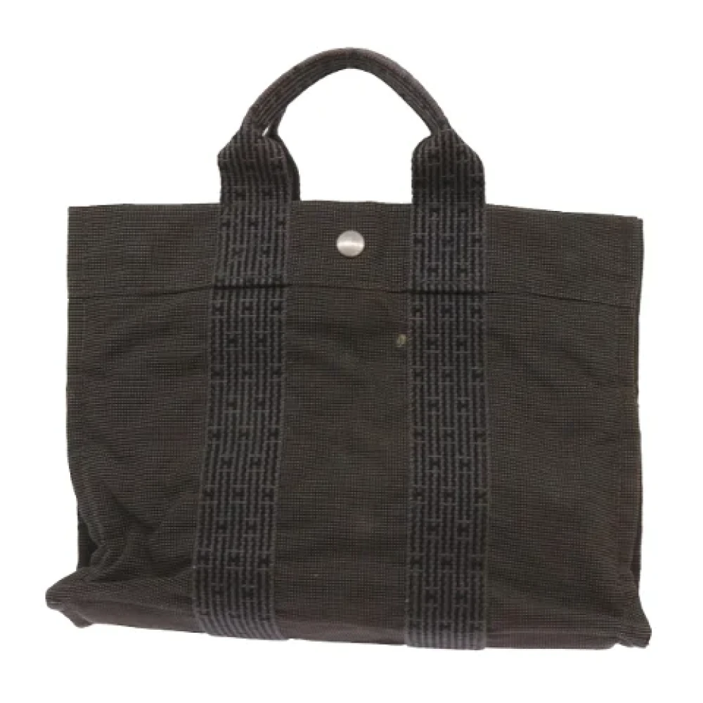 Hermès Vintage Pre-owned Canvas totes Green Dames