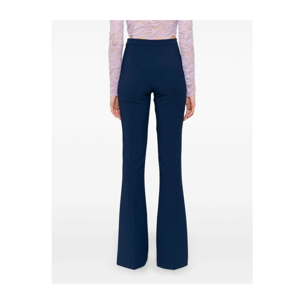 Elisabetta Franchi Blauwe Stijlvolle Broek Blue Dames