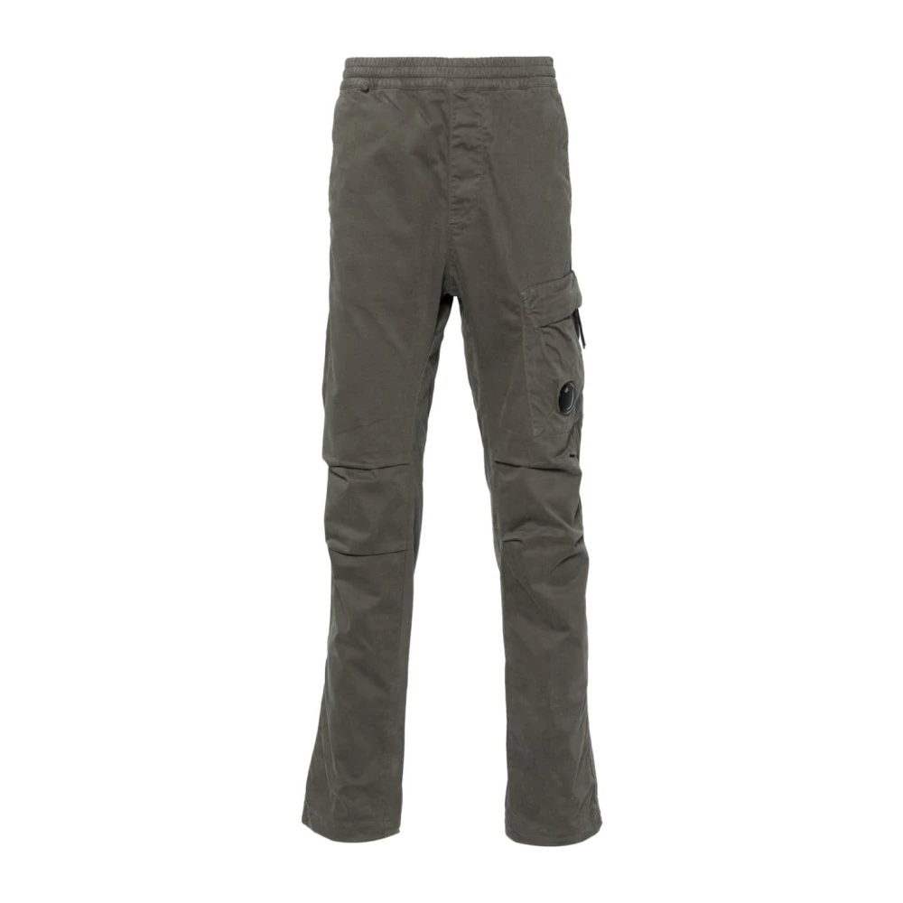 C.P. Company Cargo broek in stretch satijn Brown Heren