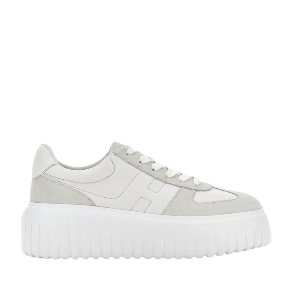 Hogan Women's White H-Stripes Trainers - Sneakers - 4 Uk - Shoes