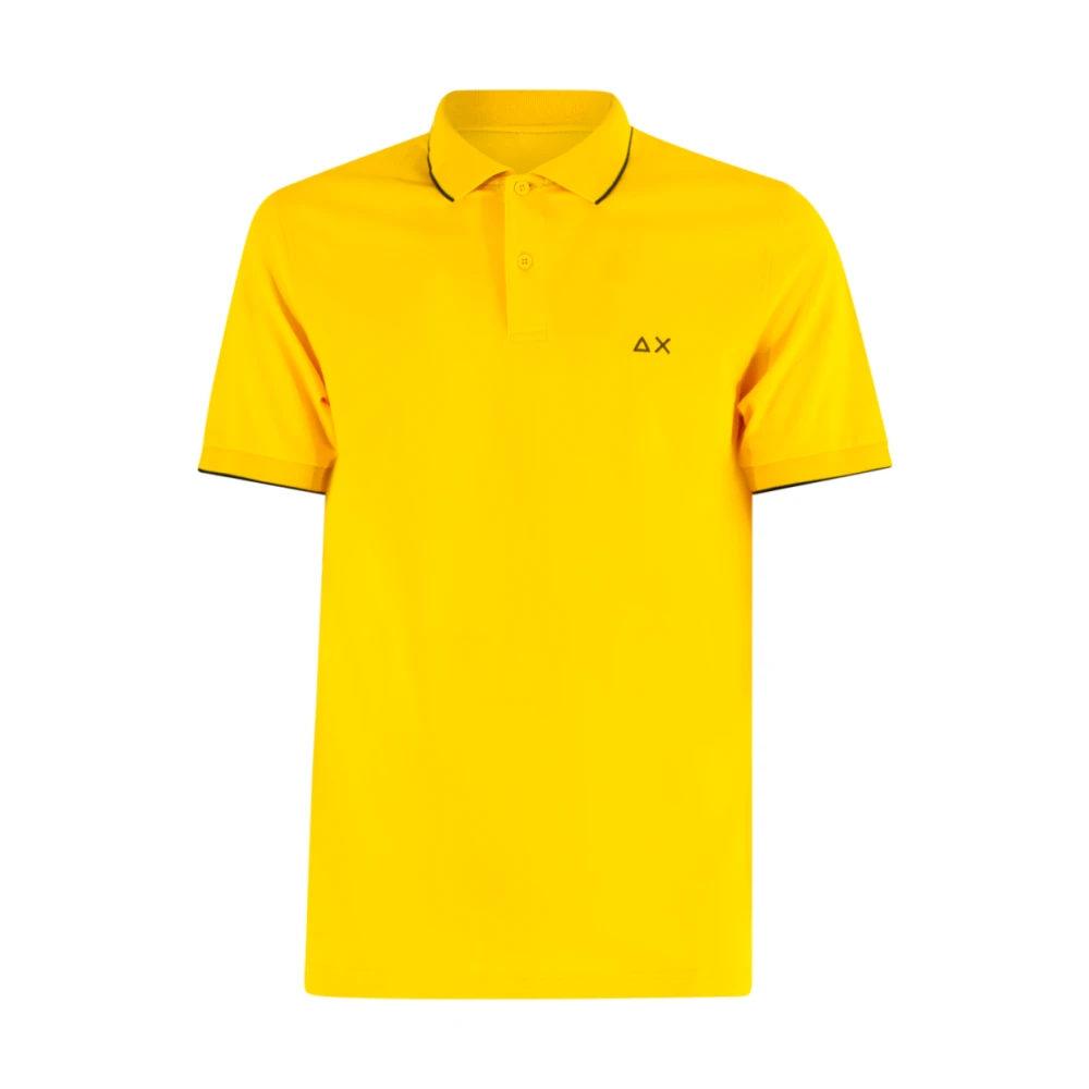 Sun68 Polo Shirts Yellow Heren