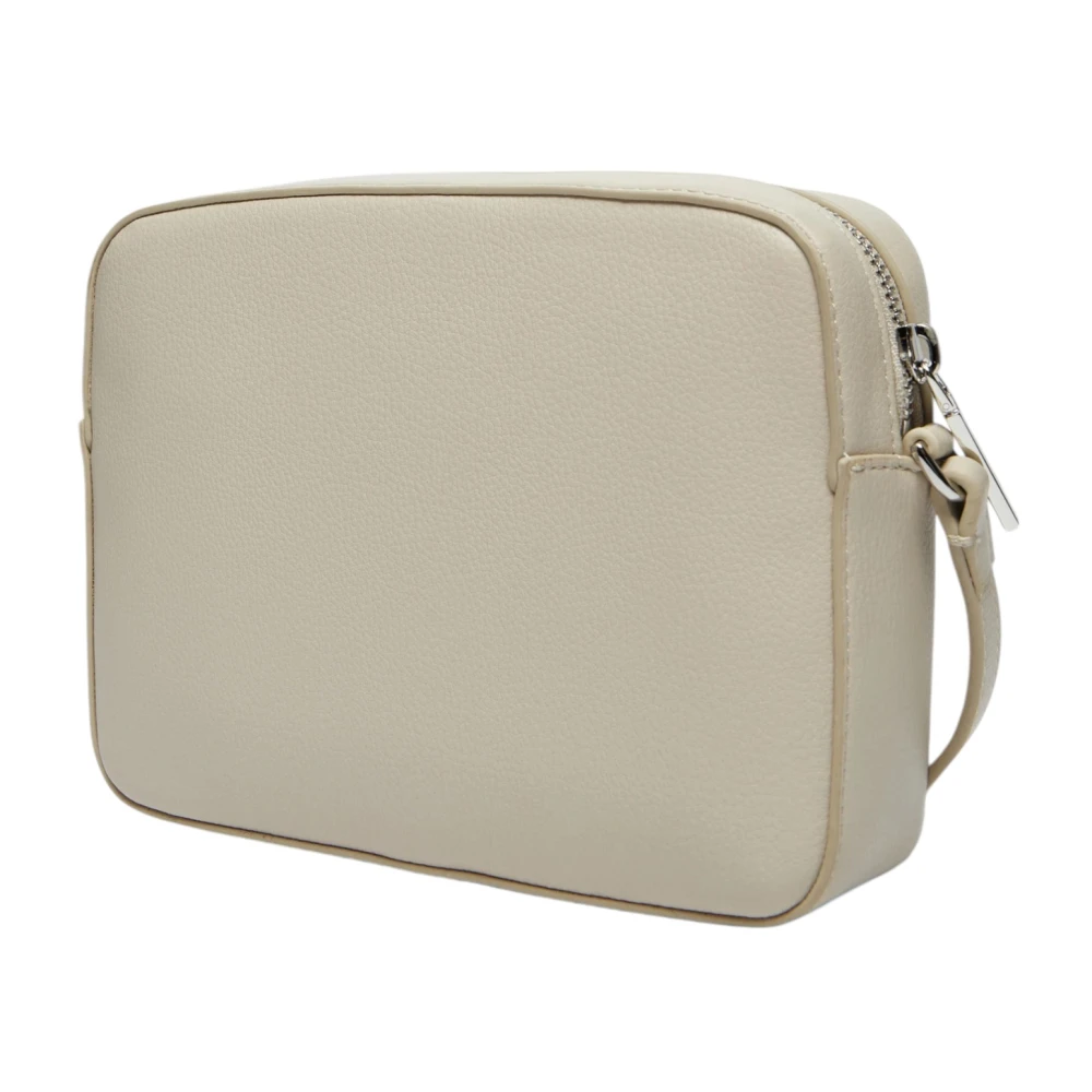 Calvin Klein Elegante middelgrote dames tas met klep sluiting Gray Dames