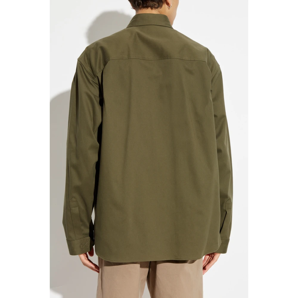 Dolce & Gabbana Shirt met logo Green Heren