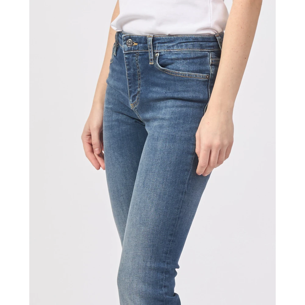 Armani Exchange Flared Jeans Blauw Blue Dames