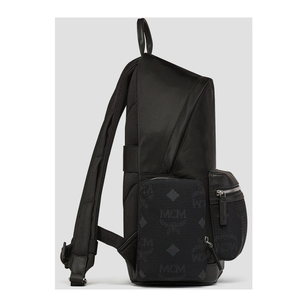 MCM Stark Rugzak gemaakt van gerecycled nylon Black Unisex