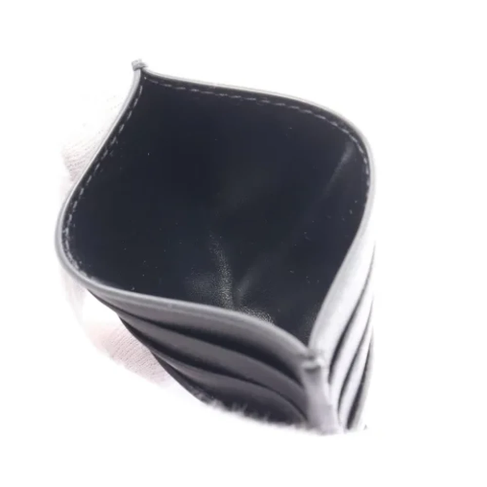 Bottega Veneta Vintage Pre-owned Leather wallets Black Dames