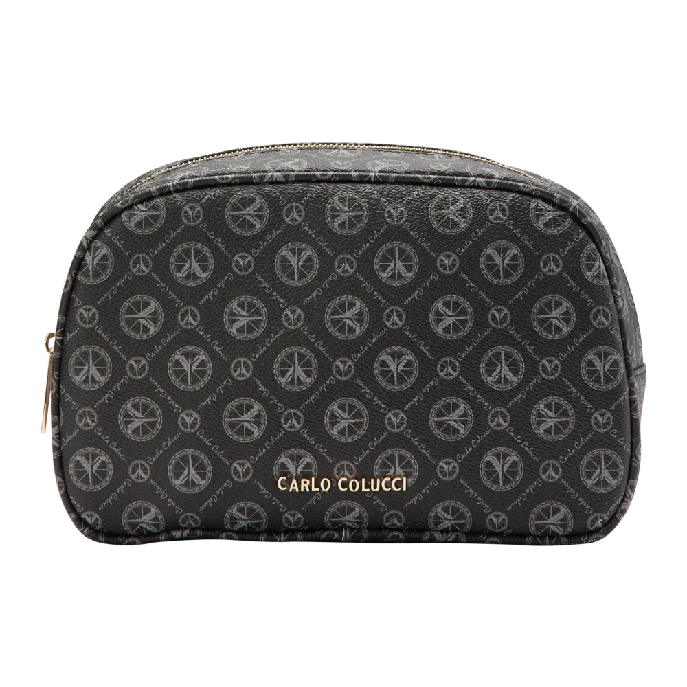 Carlo Colucci Men's Black Toilet Bags