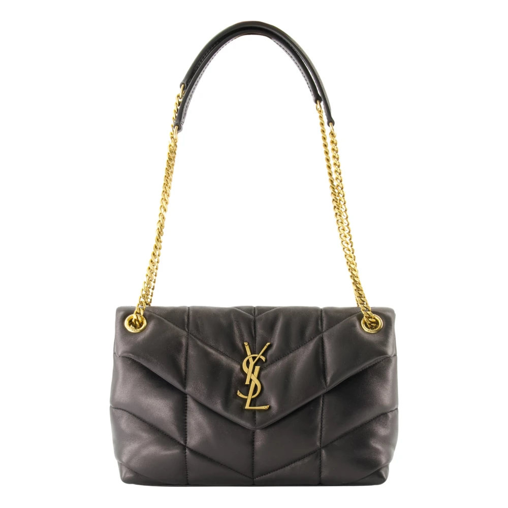 Saint Laurent Women's Black Puffer Small - Shoulder Bags - One Size - Bags