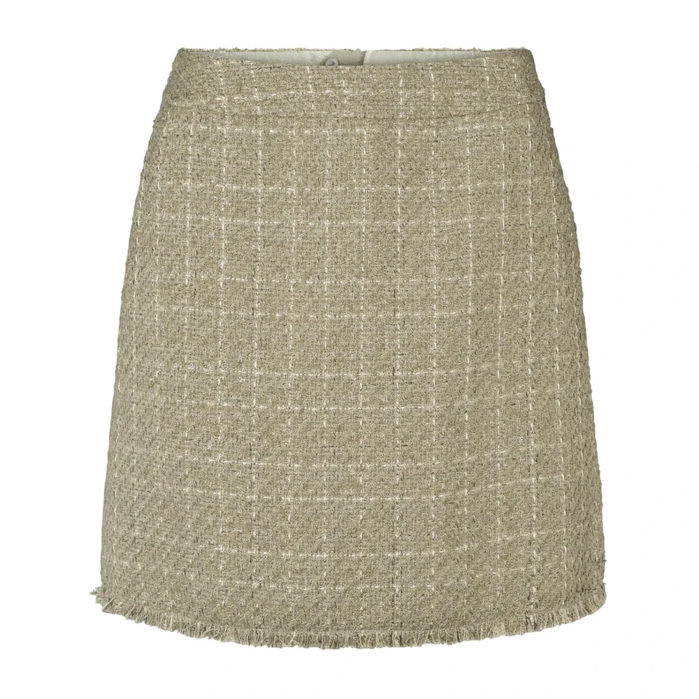 RUE de Femme Gewatteerde Jolene Rok in Nomad Beige Dames