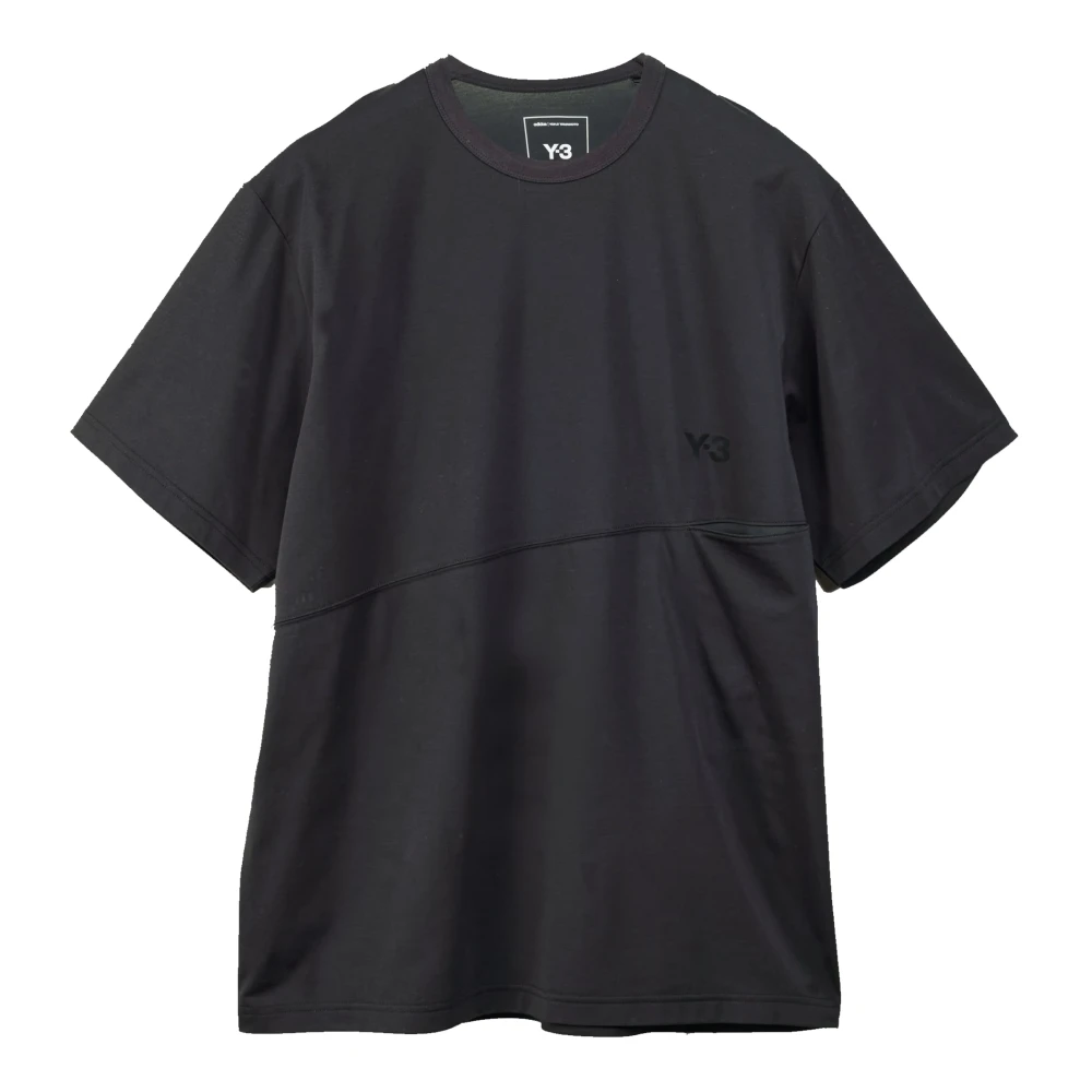 Y-3 Zwarte Oversized T-shirt Black Heren