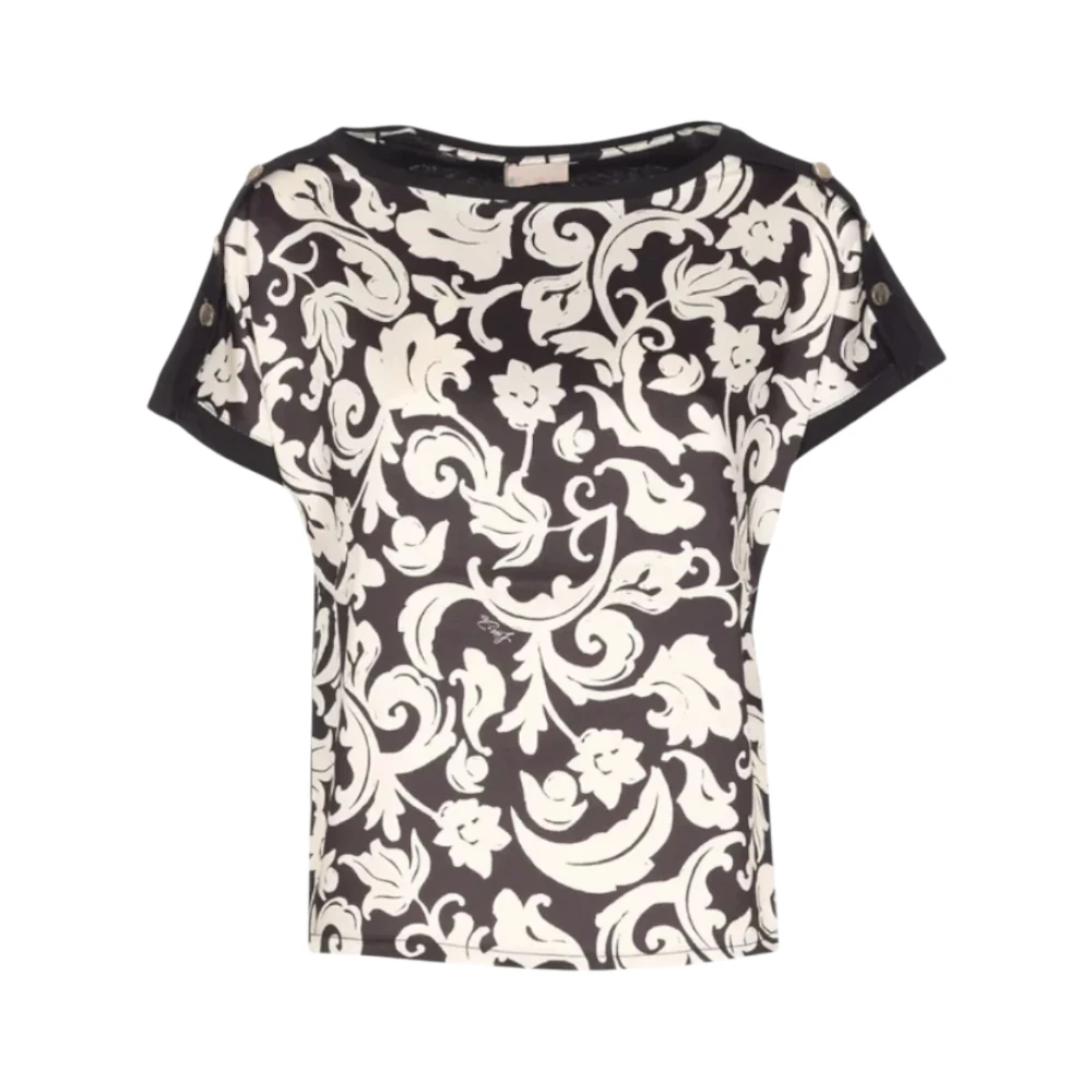 Liu Jo Donna Nero Top, L, New,