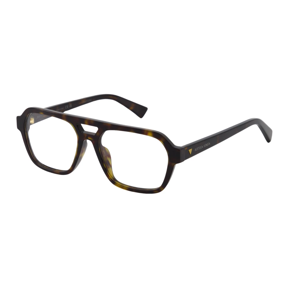 Bottega Veneta Stijlvolle Pilotbril in Havana Brown Unisex