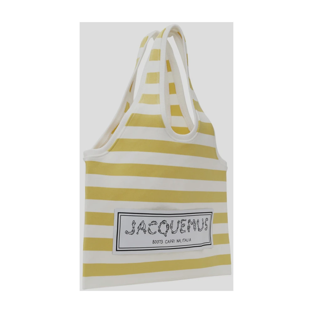 Jacquemus Canvas Marcel Tas Yellow Dames