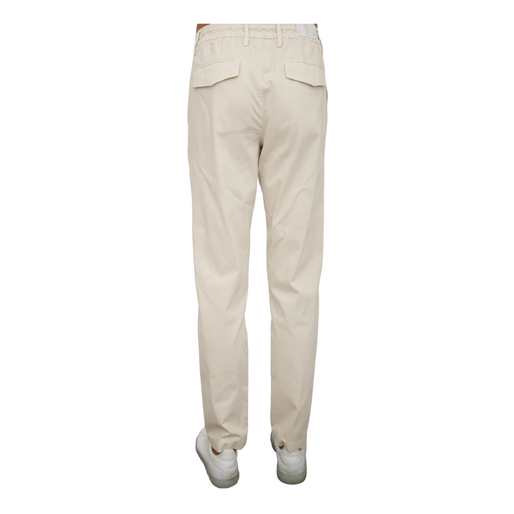 Eleventy Ivory Jogger Broek Beige Heren