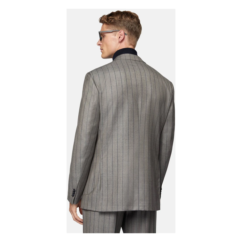 Boggi Milano Pakjes in zuivere wol met pinstripe Gray Heren