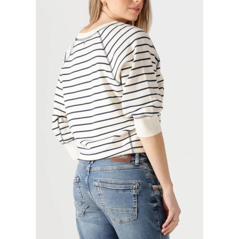 MOS MOSH Mmmaggie Stripe Sweatshirt Multicolor Dames