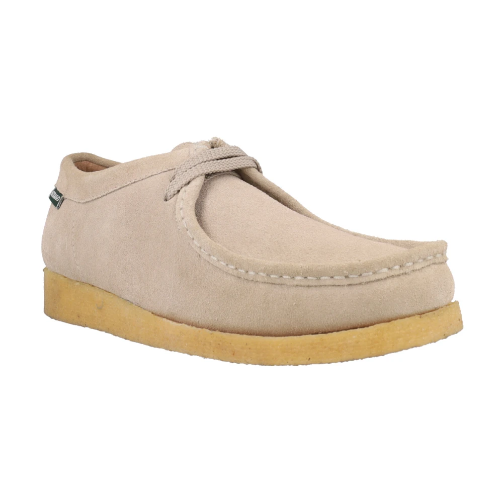 Sebago Beige Veterschoenen voor Heren Beige Heren