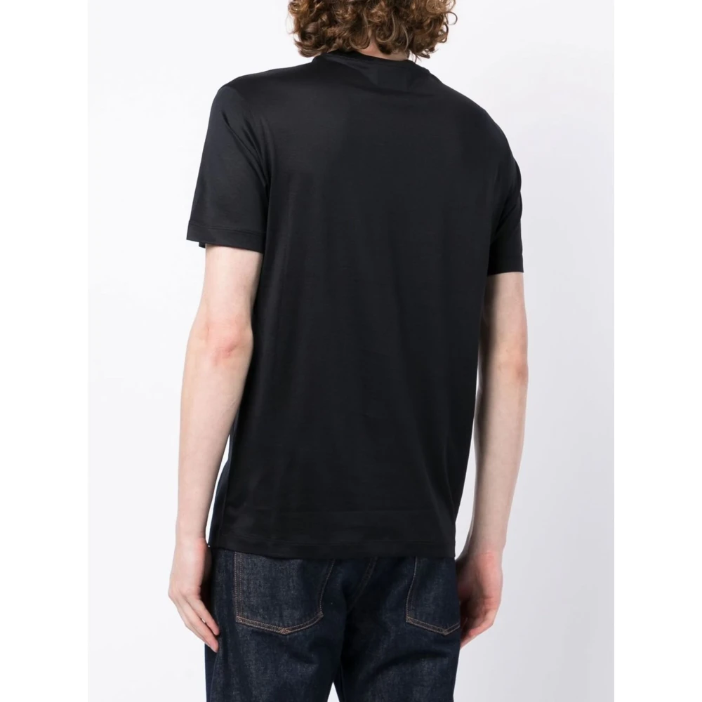 Emporio Armani Katoenen T-shirt met Designers Code Blue Heren