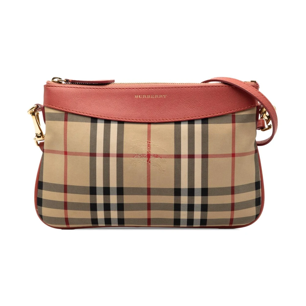 Burberry Vintage Women's Brown Vintage Cross Body Bags, One Size, Pre-Owned Crossbody Bag