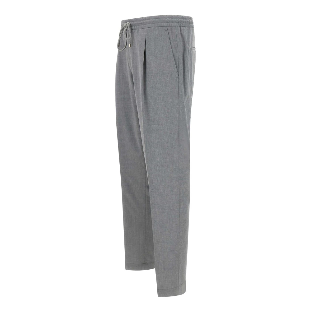 Briglia Grijze wolblend broek Gray Heren