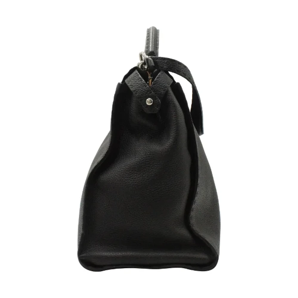 Fendi Vintage Pre-owned Leather handbags Black Dames