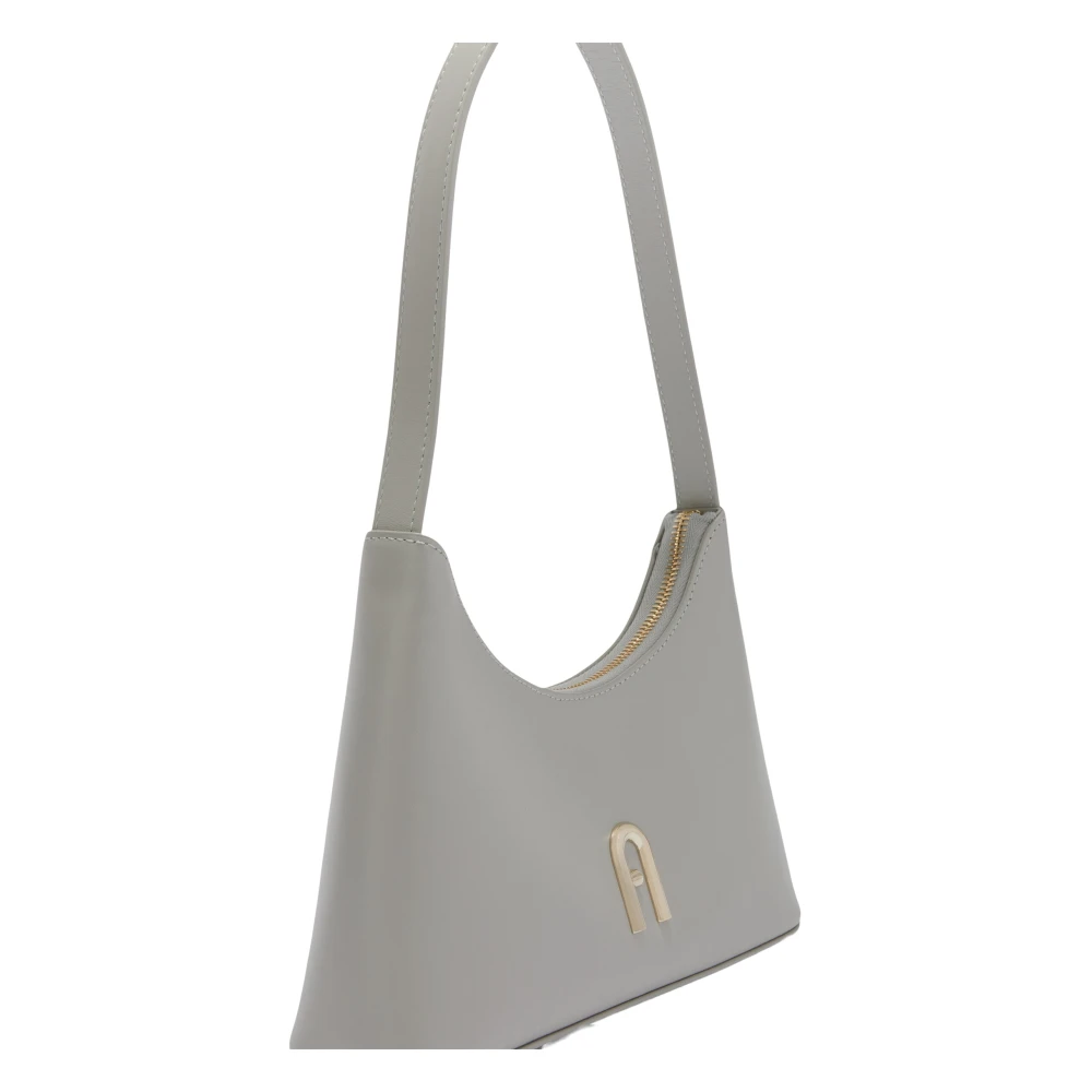Furla Diamante Schoudertas Mini Gray Dames