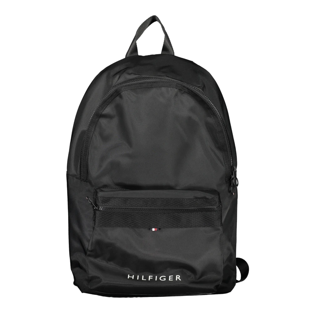 Tommy Hilfiger Men's Black Backpack With Laptop Compartt