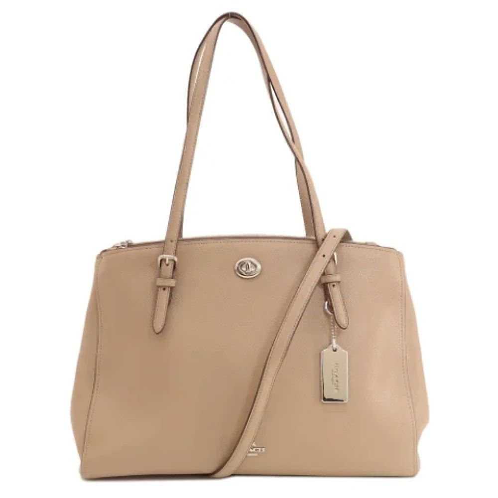 Coach Pre-owned Leather totes Brown Dames