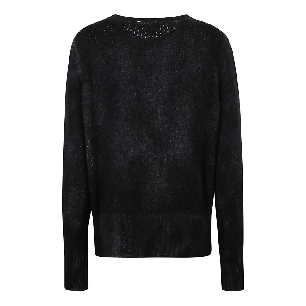 Avant Toi Luxe Kasjmier Zijde Wol Trui Black Dames