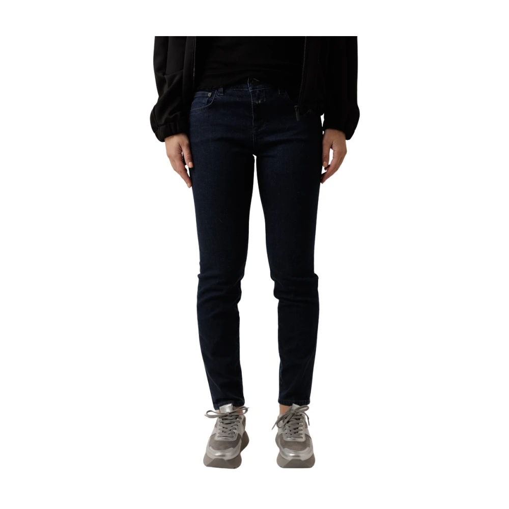 Closed Skinny Jeans met Lage Taille Blue Dames