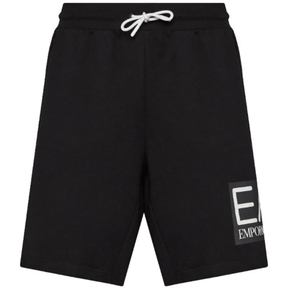 Emporio Armani EA7 Zwarte 3Dps63 Pj05Z Shorts Black Heren