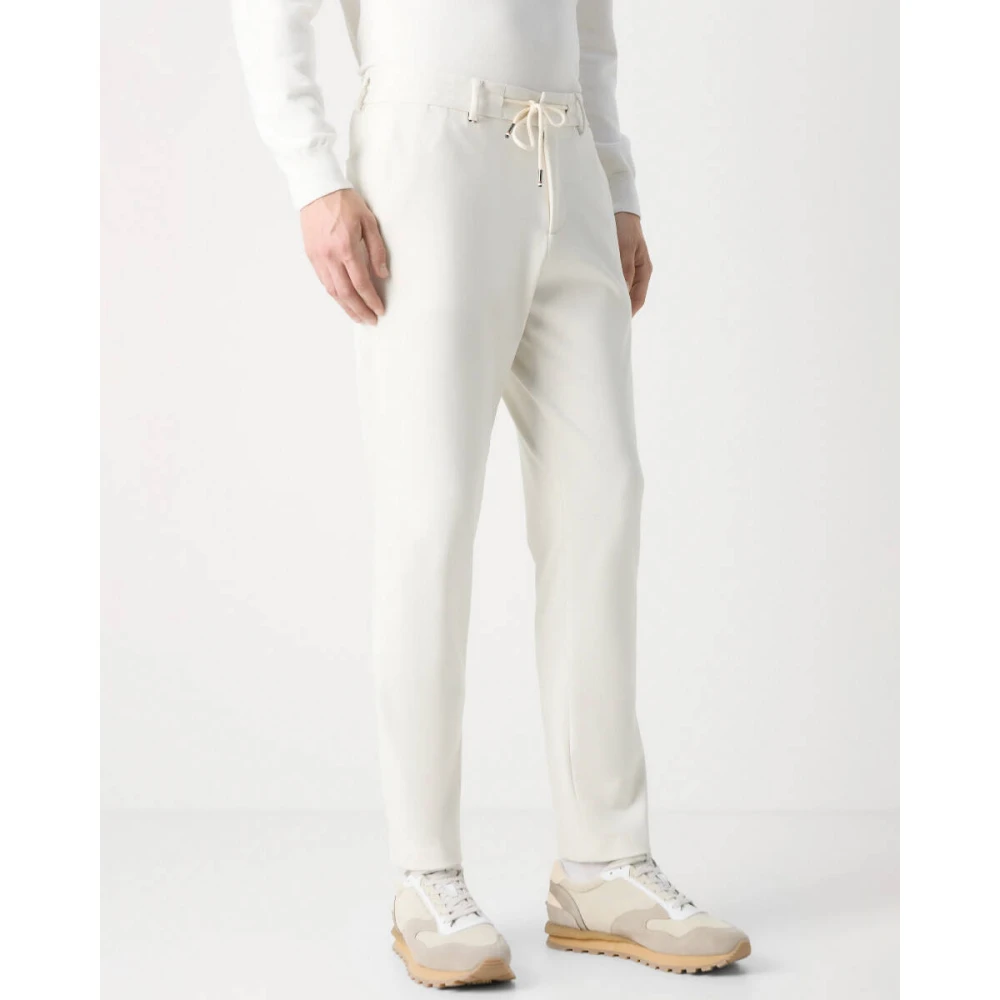 Boss Black Klassieke Zwarte Broek C-Genius-J-RDS-243 White Heren