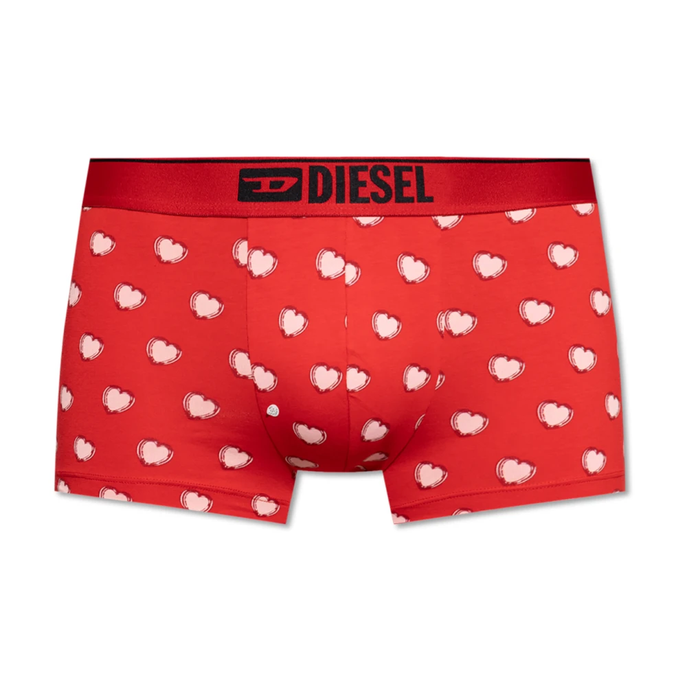 Diesel Gedrukte boxershorts Damien Boxers Red Heren