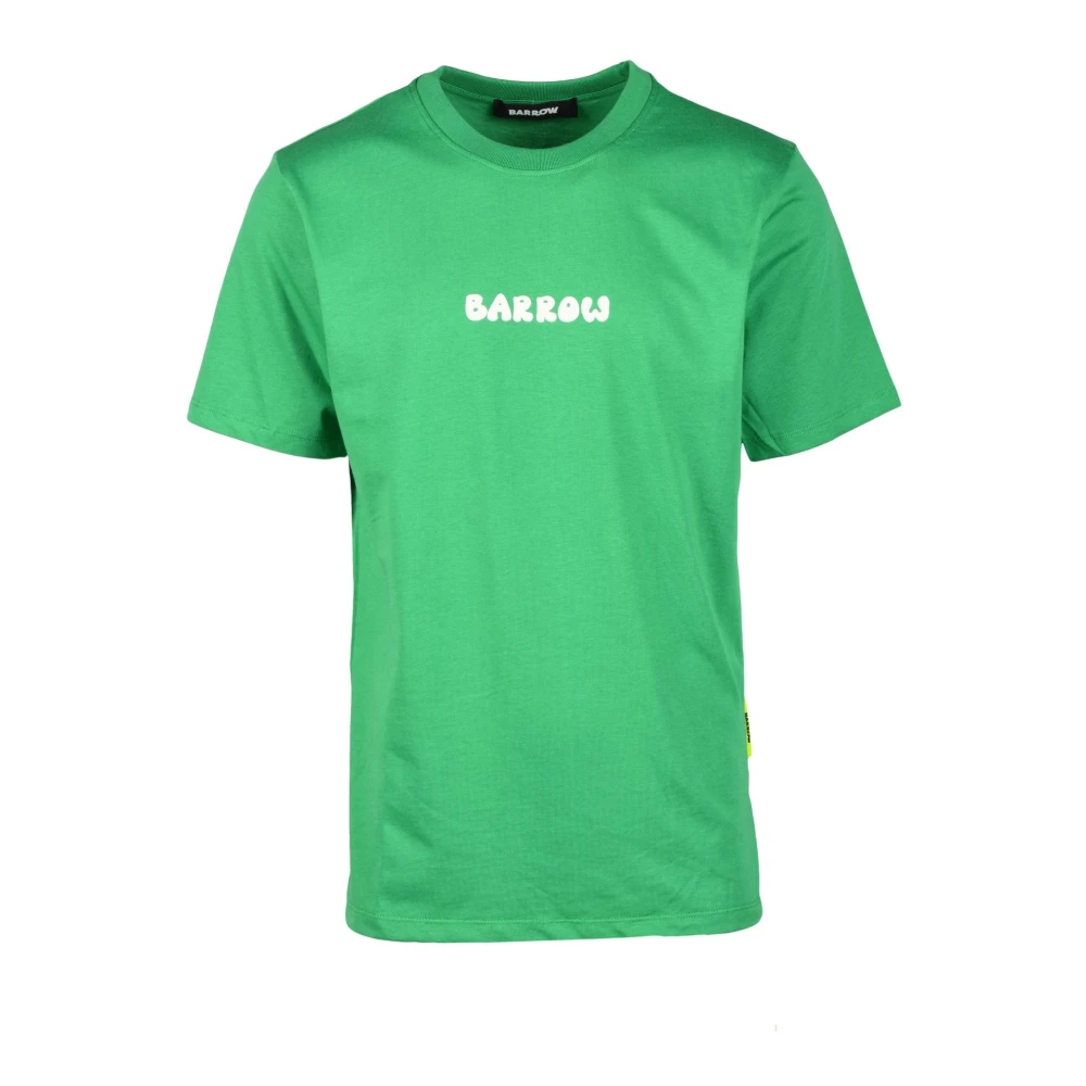 Barrow Katoenen T-shirt Green Heren