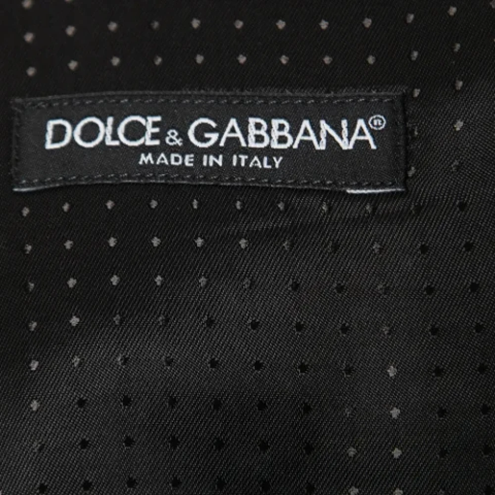 Dolce & Gabbana Pre-owned Cotton outerwear Black Dames