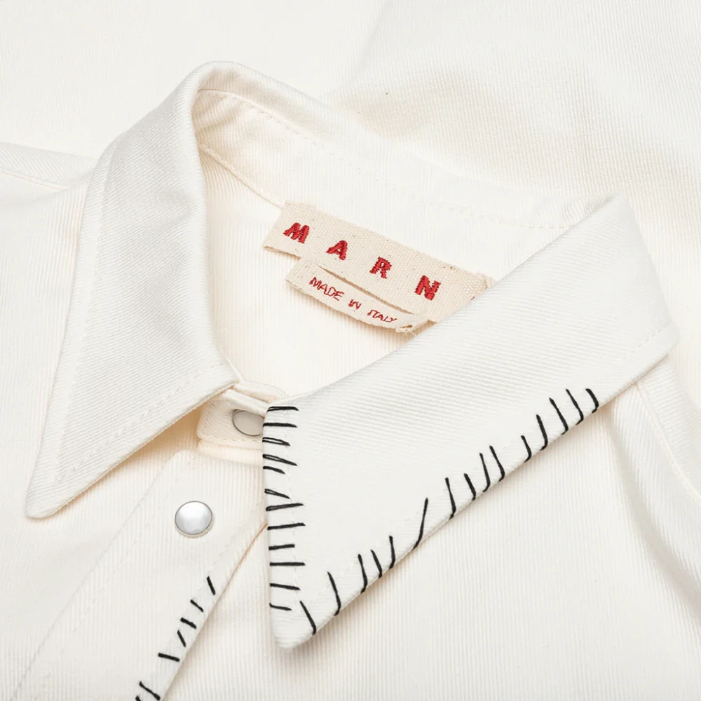 Marni Overhemd Reparatie Boor White Heren