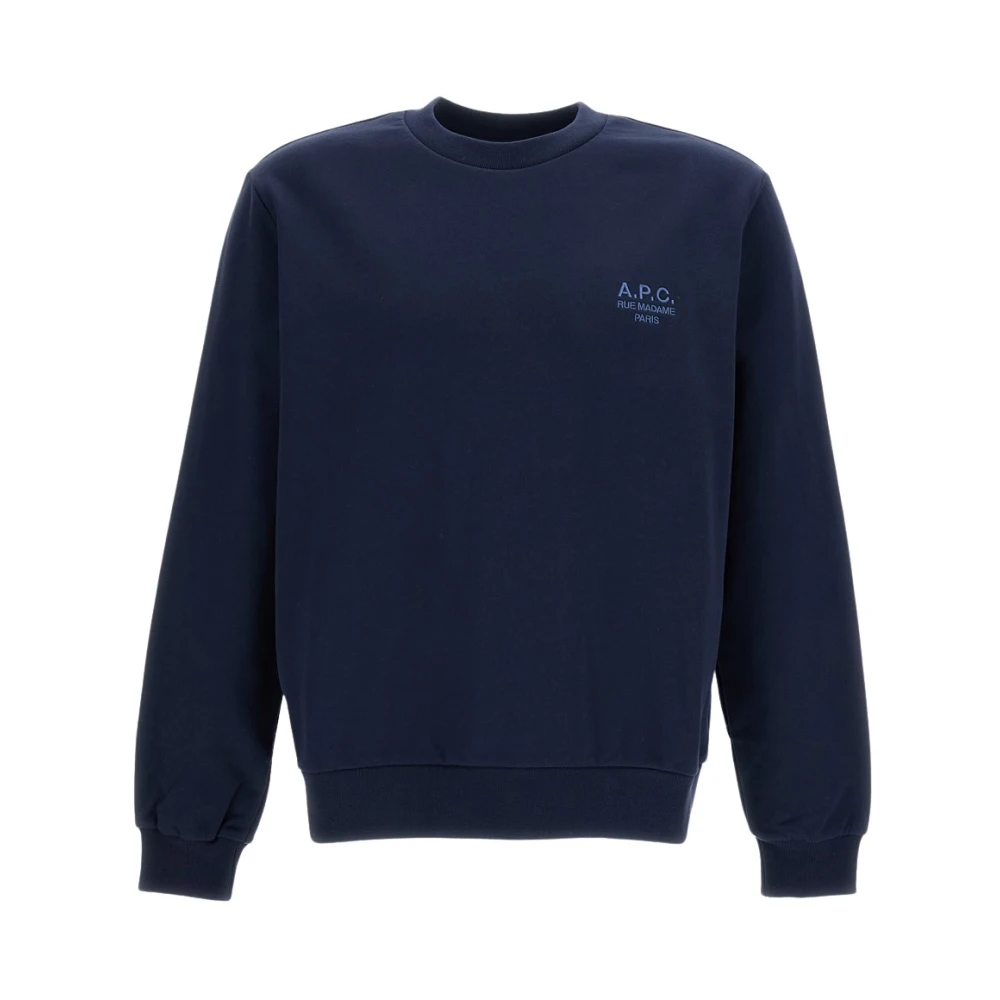 A.p.c. Men's Blue Sweatshirts - Sweatshirts - M - Sweatshirts & Hoodies
