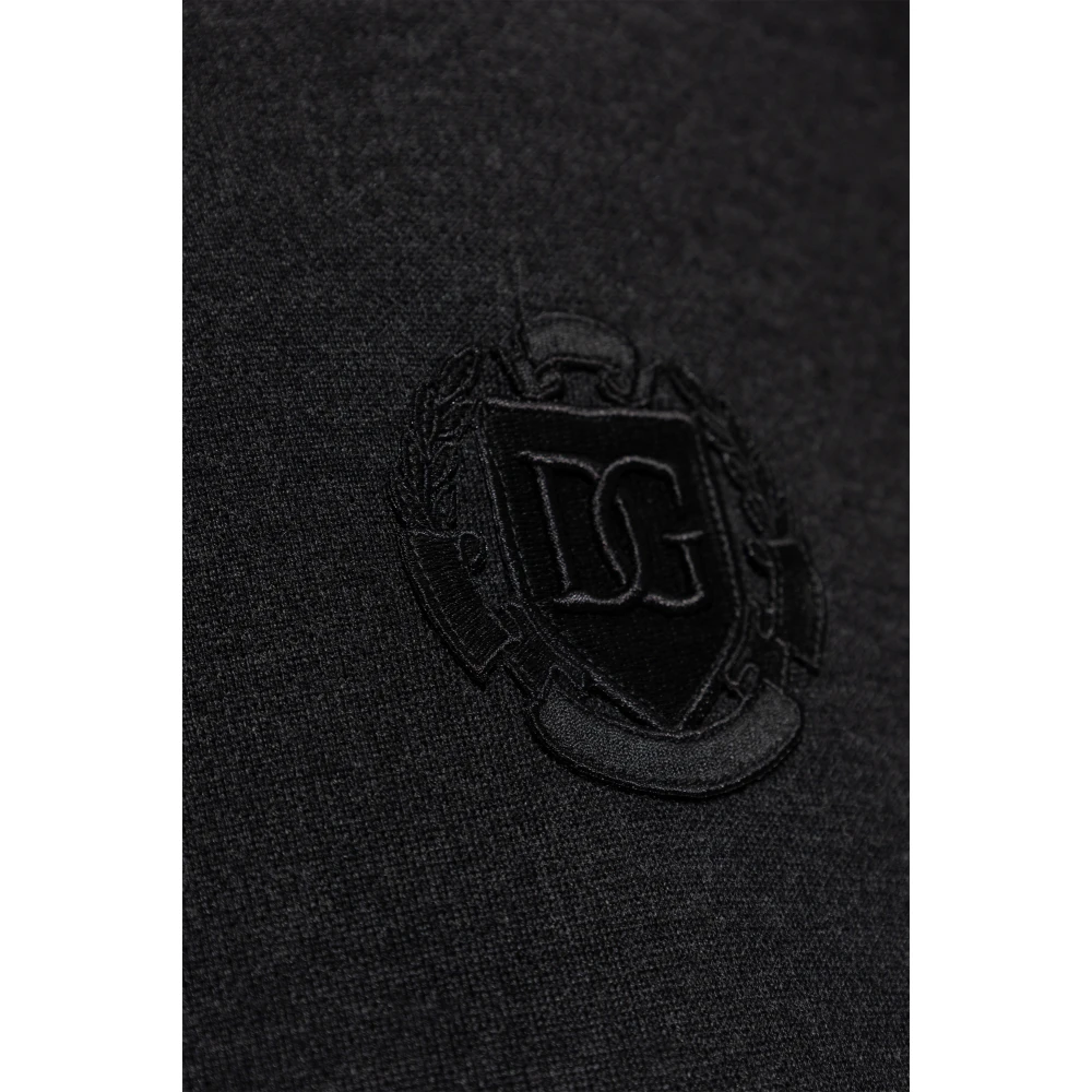 Dolce & Gabbana Hoodie Gray Heren