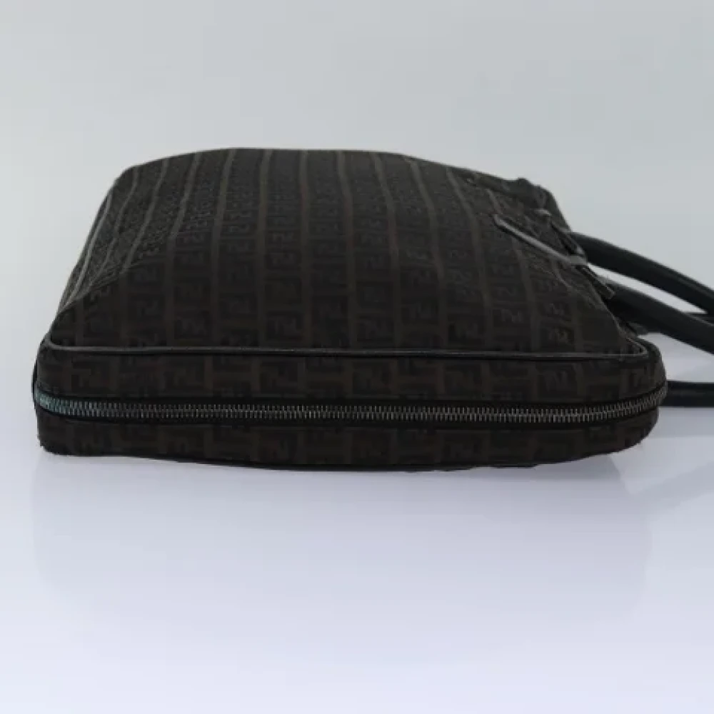 Fendi Vintage Pre-owned Canvas handbags Brown Dames