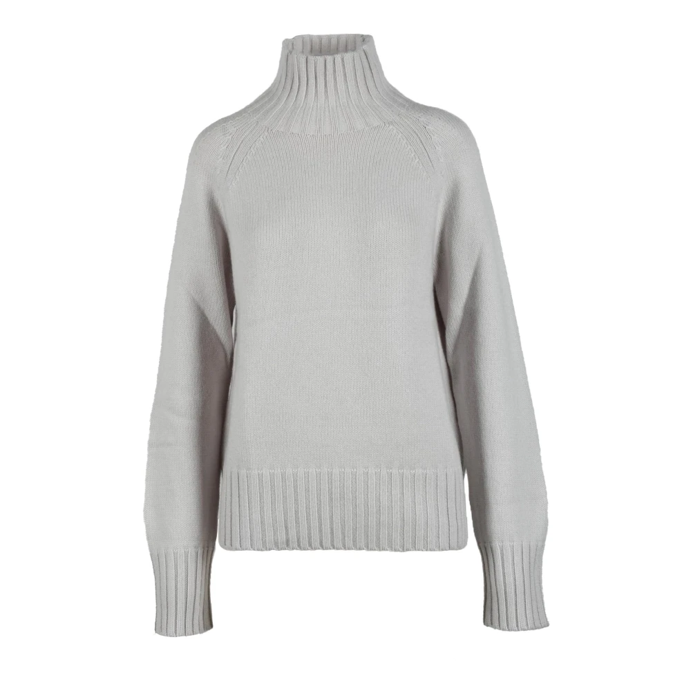 Max Mara Wol Kasjmier Gebreide Trui Gray Dames