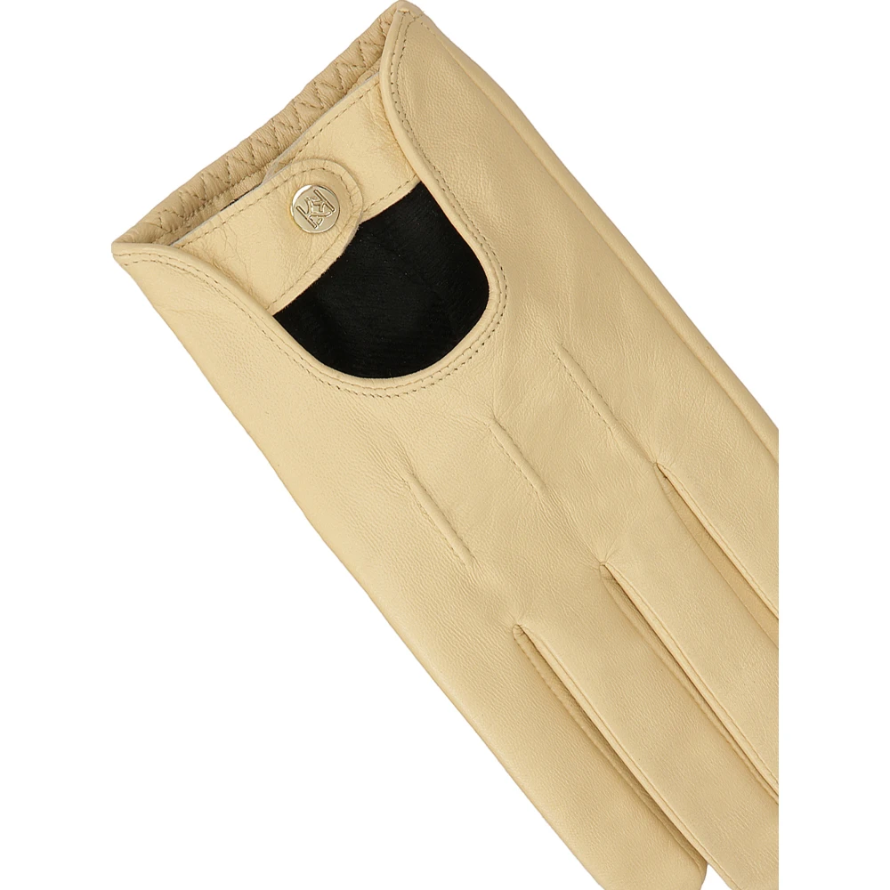 Kazar Beige gladleren autohandschoenen Beige Dames