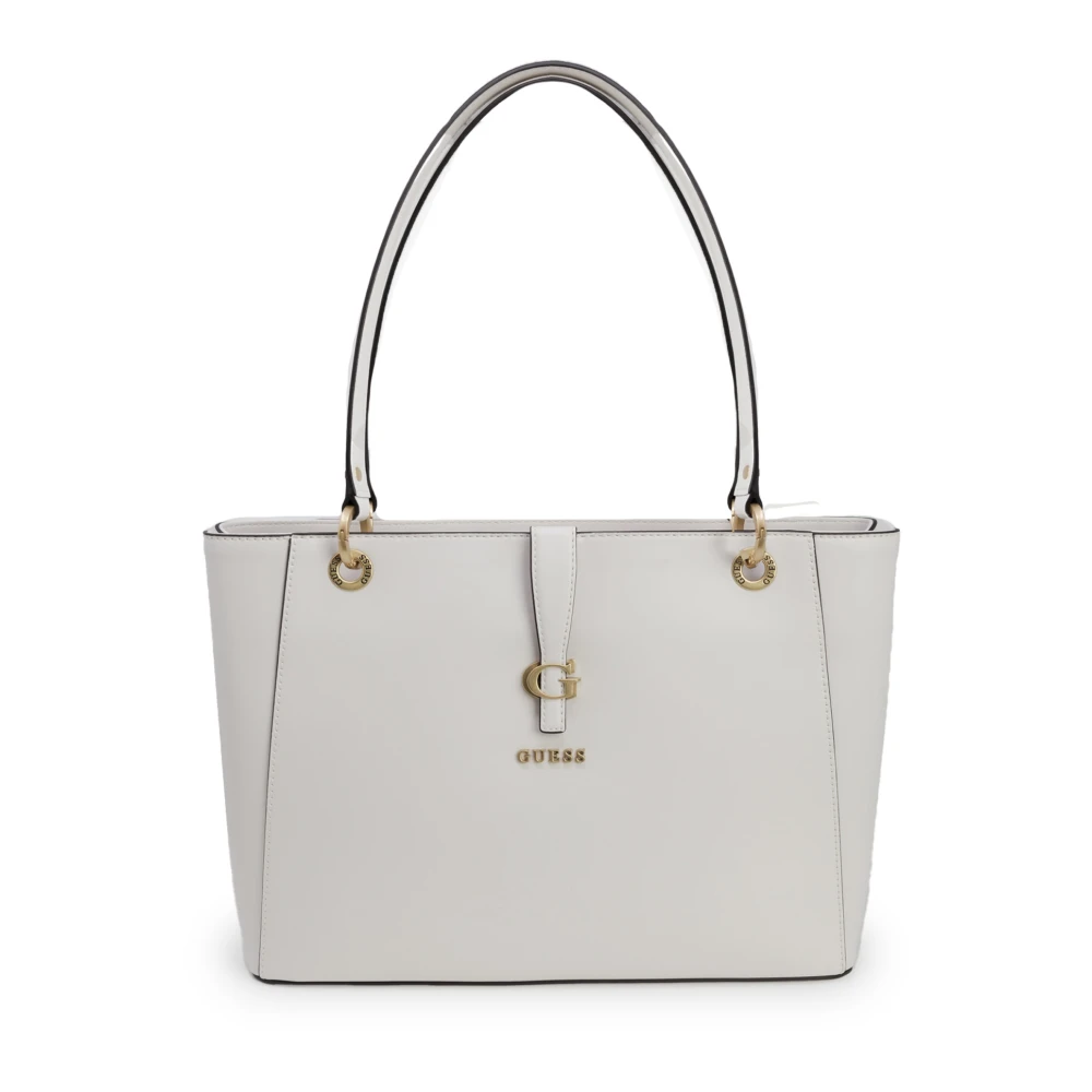 Guess Witte Polyurethaan Handtas voor Vrouwen White Dames
