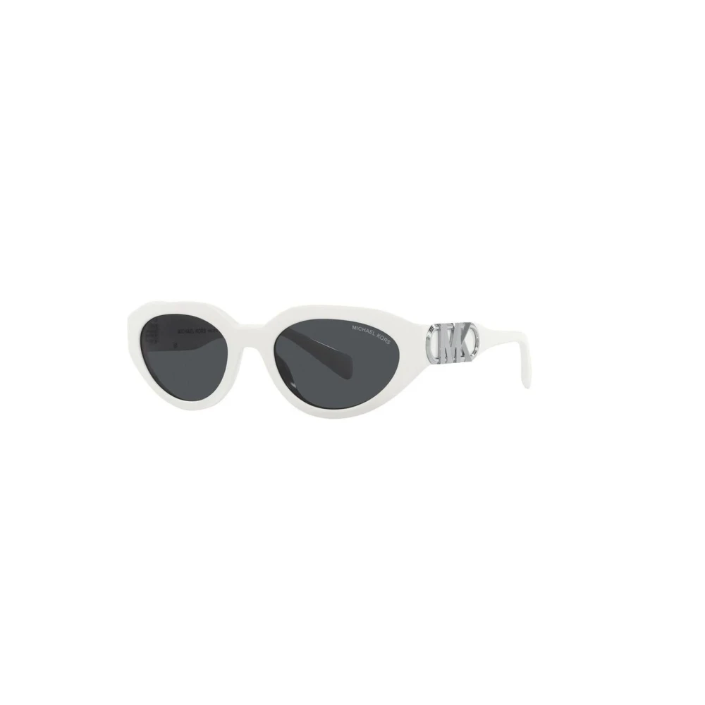 Michael Kors Women's White Sunglasses, One Size, Acetate Frame Sunglasses