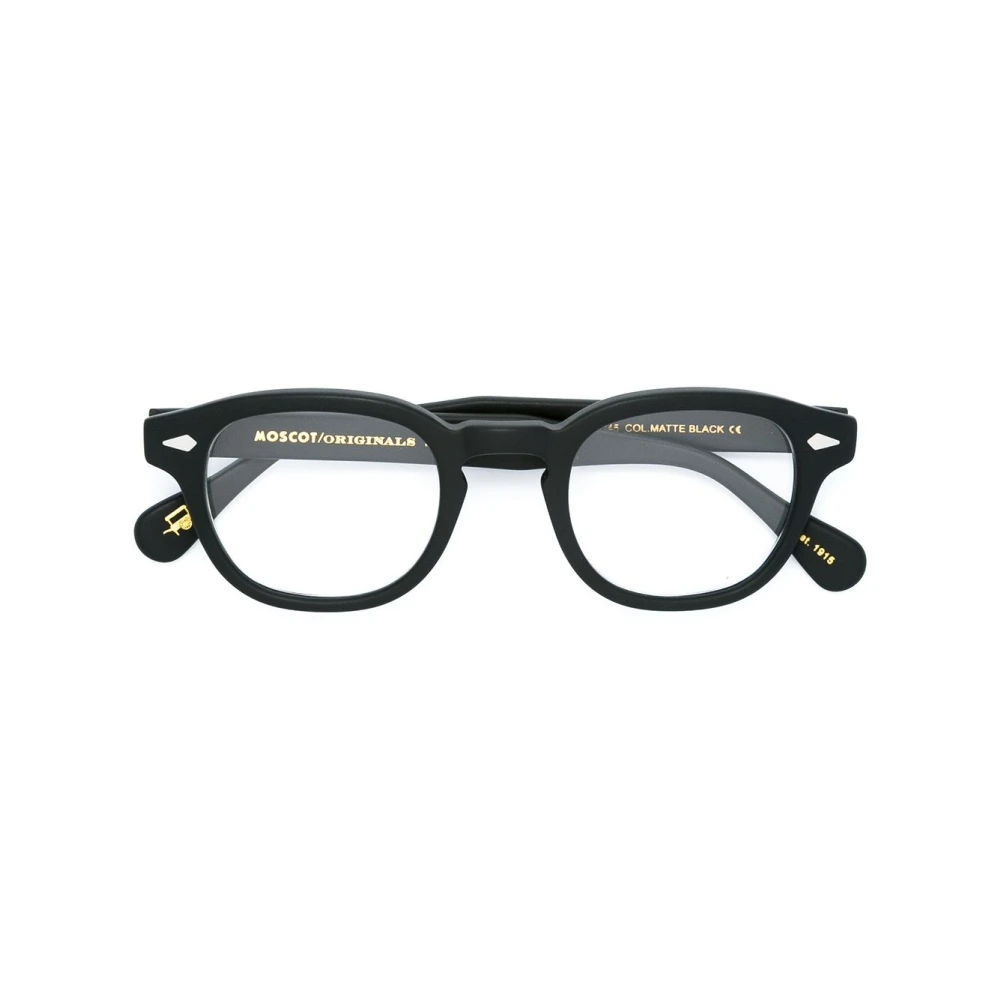 Moscot Unisex Black Glasses, 49 Mm, Lemtosh Optical Frame