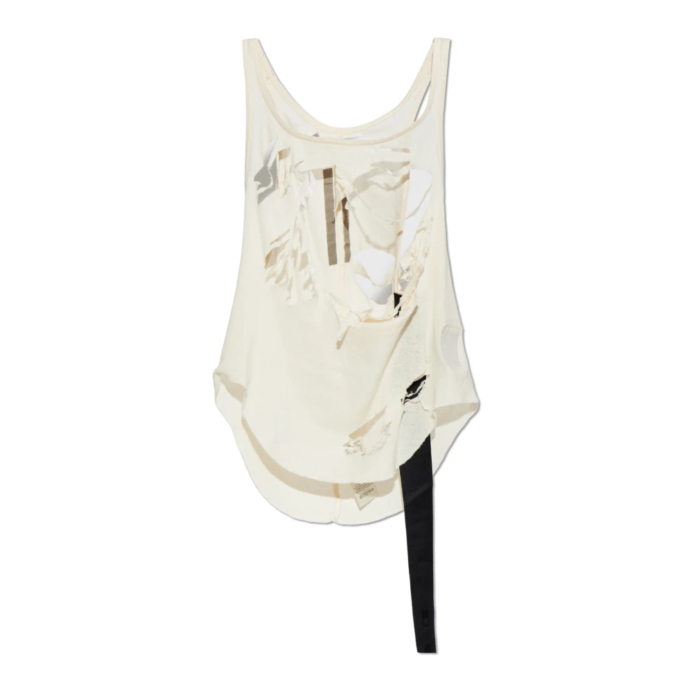 Rick Owens Katoenen top Beige Dames