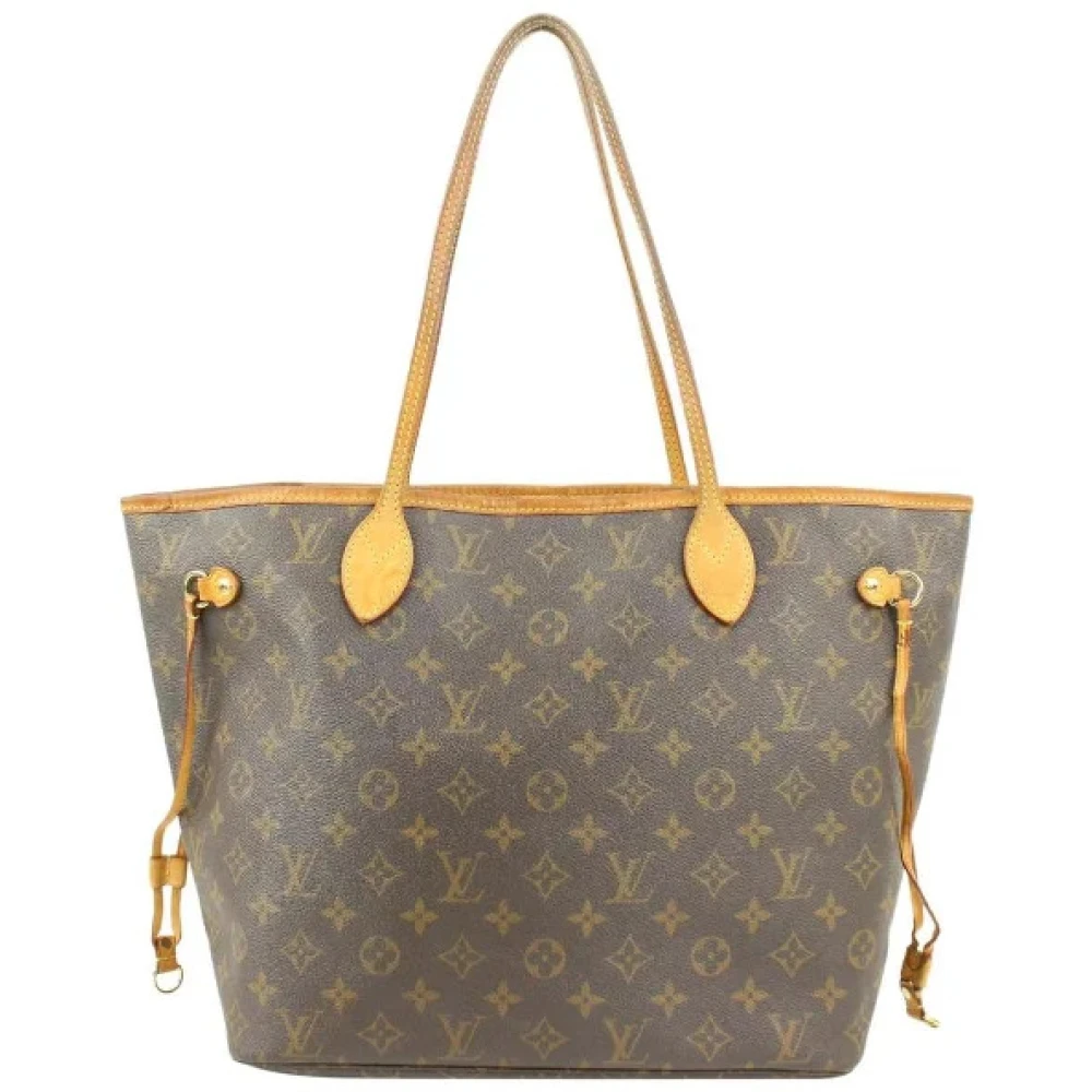 Louis Vuitton Vintage Förhandsägd Neverfull MM Monogram Väska Brown, Dam